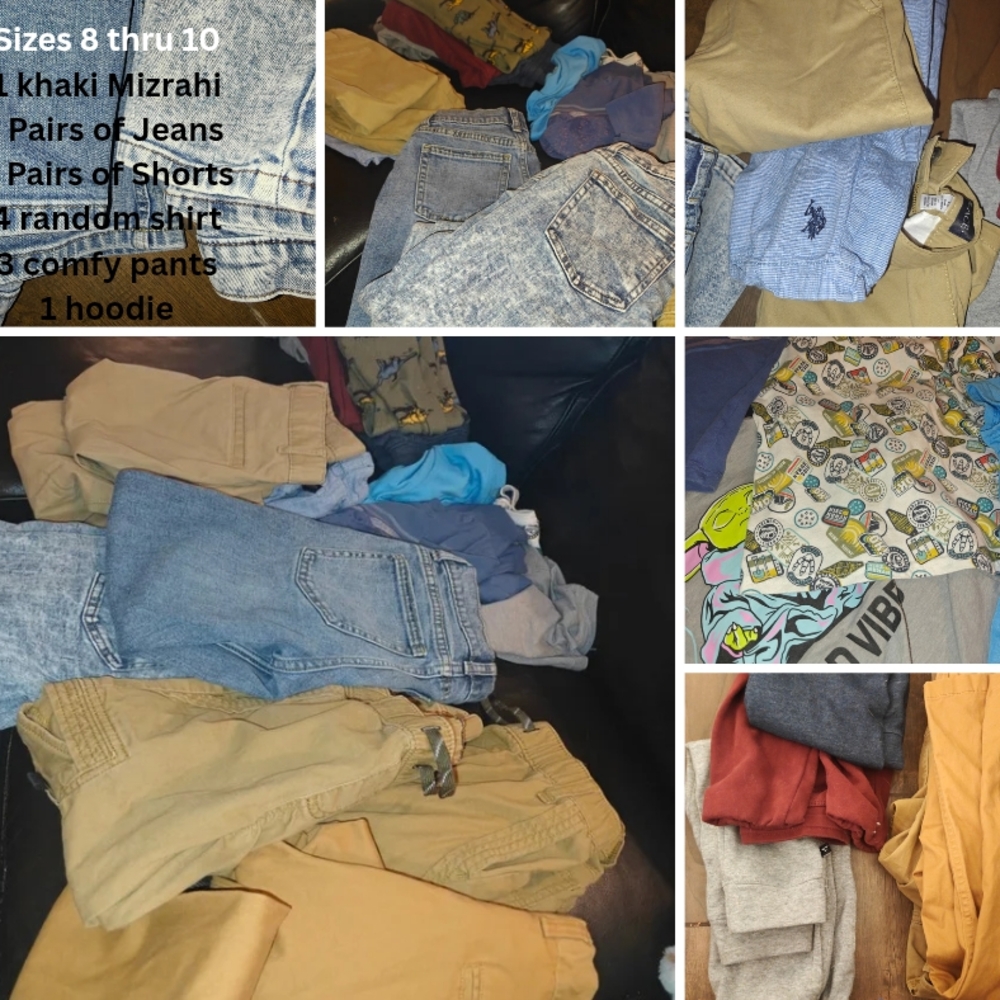 Assorted Clothing Bundle - Jeans, Shorts, and More